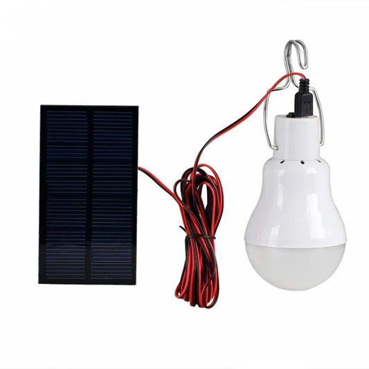 Solar Powered LED Bulb Light
