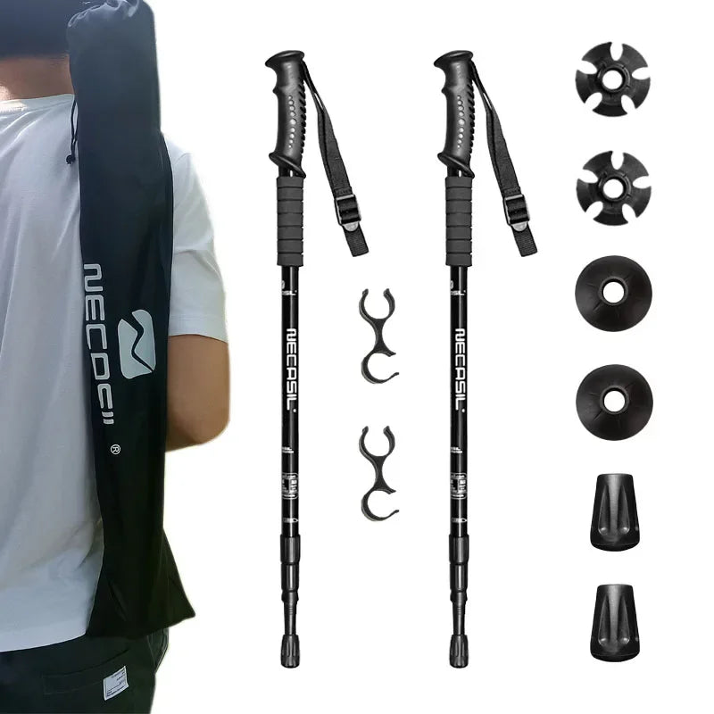 Adjustable 3-Section Nordic Trekking Poles