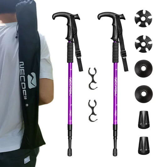 Adjustable 3-Section Nordic Trekking Poles