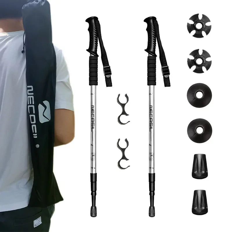 Adjustable 3-Section Nordic Trekking Poles