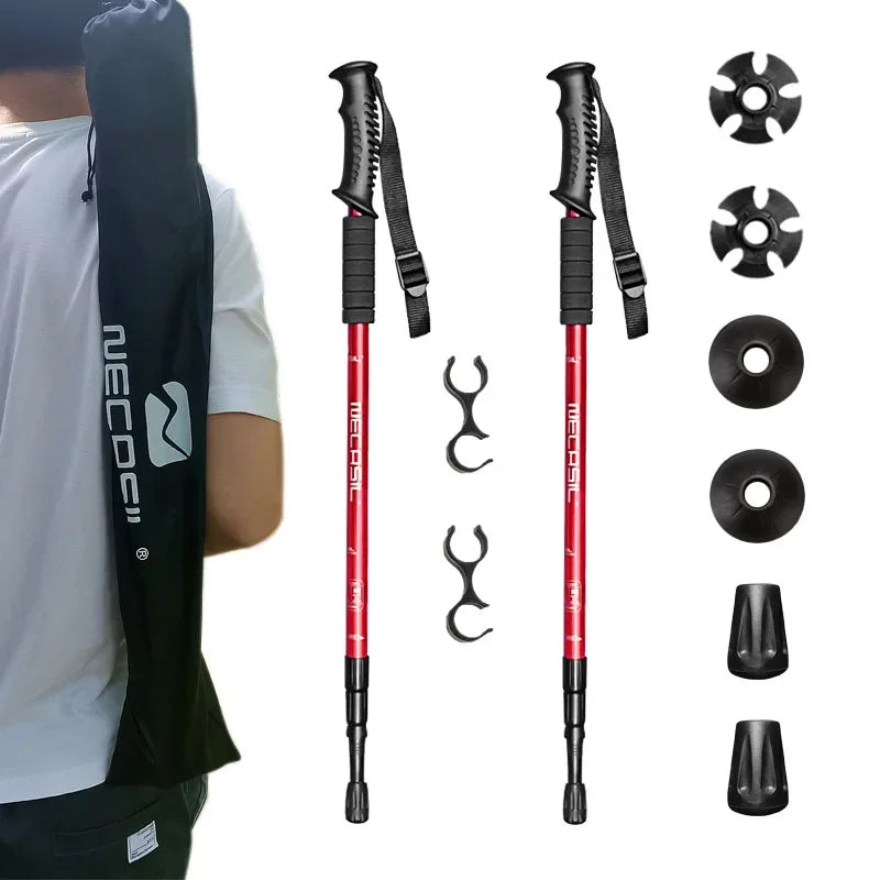 Adjustable 3-Section Nordic Trekking Poles