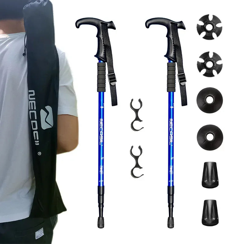 Adjustable 3-Section Nordic Trekking Poles