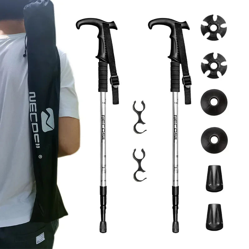 Adjustable 3-Section Nordic Trekking Poles