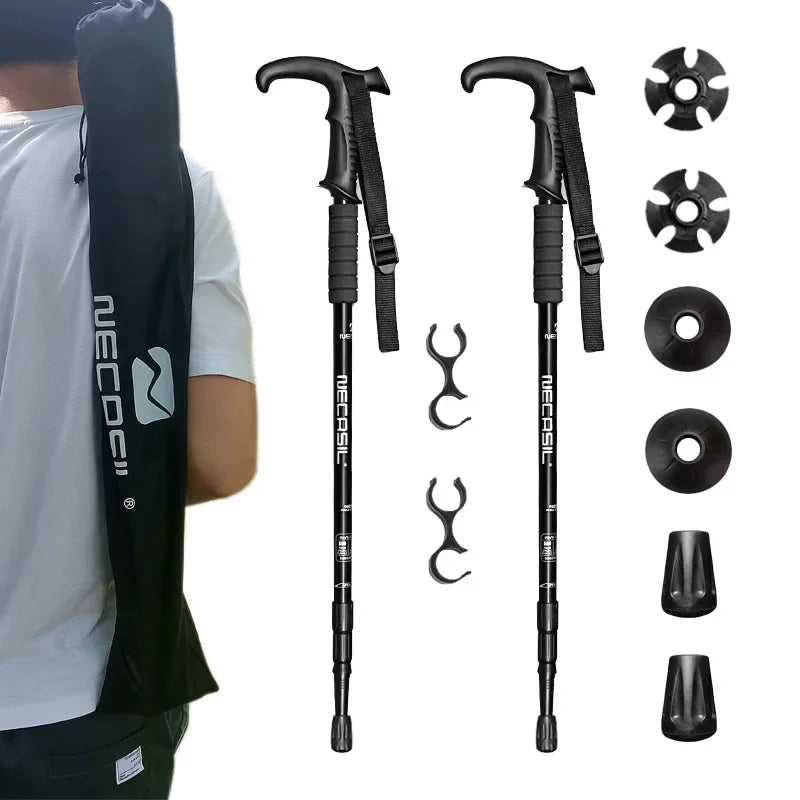 Adjustable 3-Section Nordic Trekking Poles
