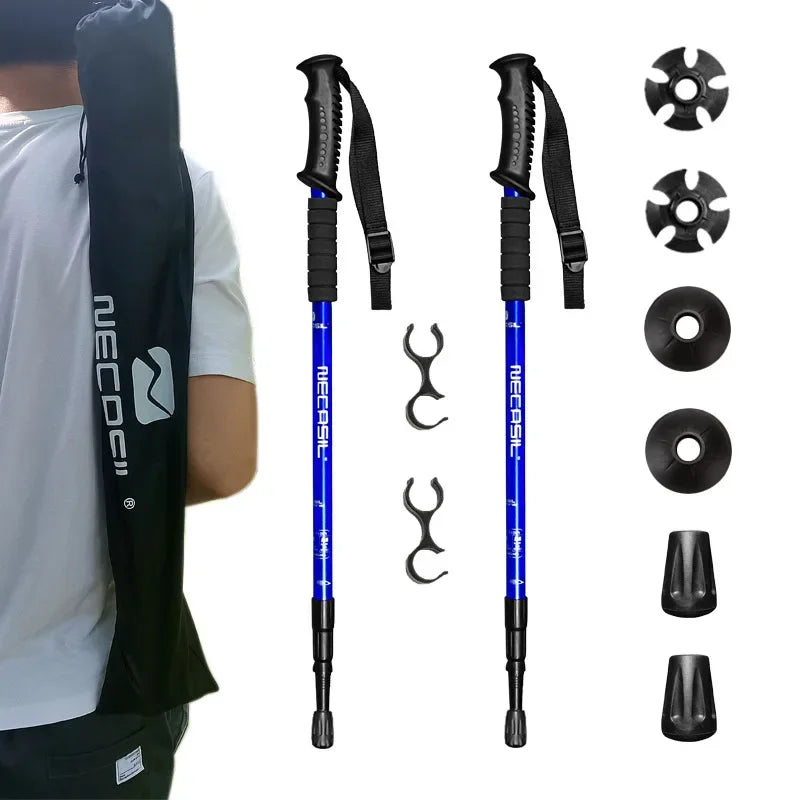 Adjustable 3-Section Nordic Trekking Poles